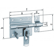 VERROU BOX CADENAS BICHRO D10MM VERROU BOX CADENAS BICHRO D10MM